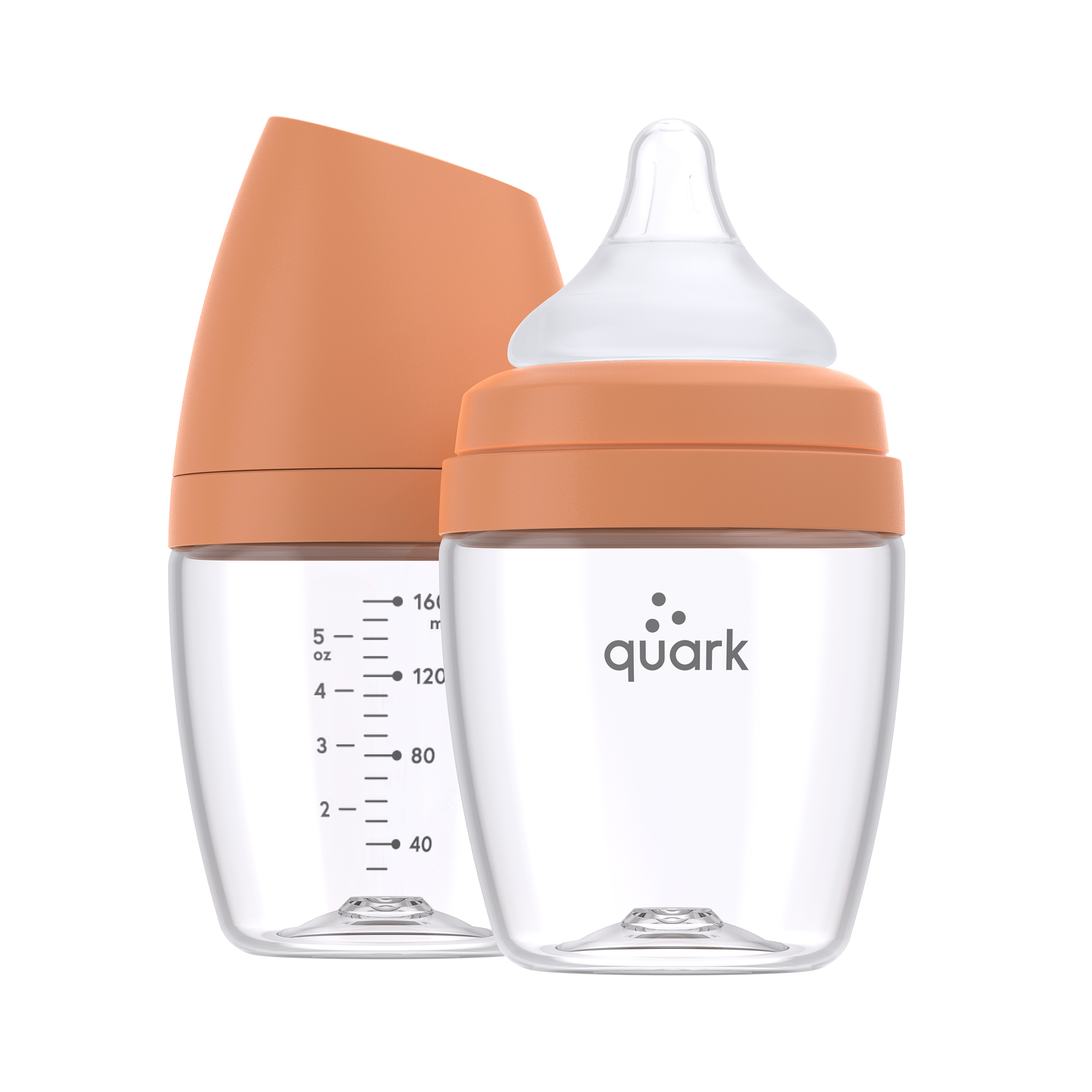 BuubiBottle hybrid feeding bottles, Mini and Max sizes