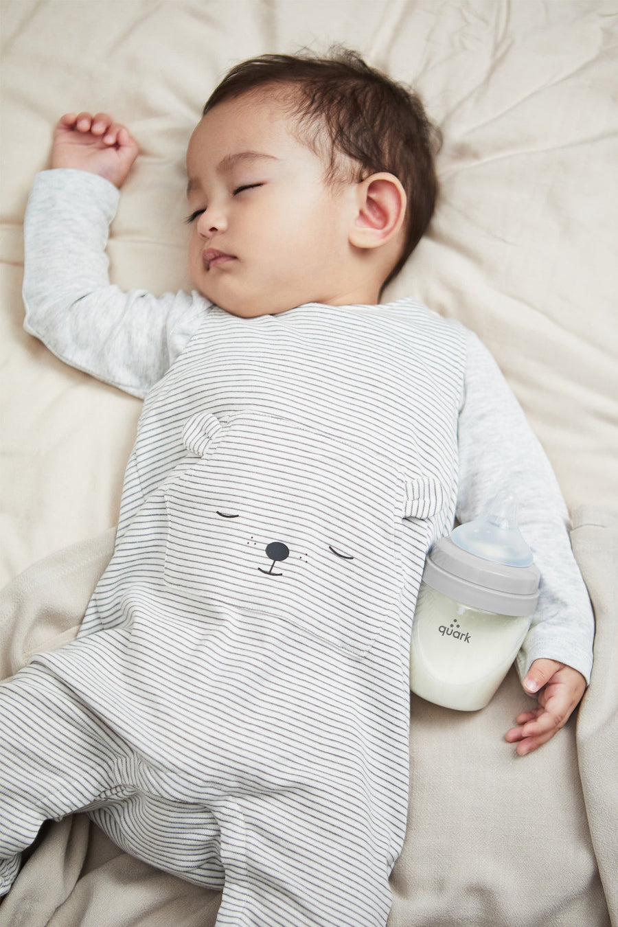 BuubiBottle shown in a calm feeding routine for diaper-bag kit planning