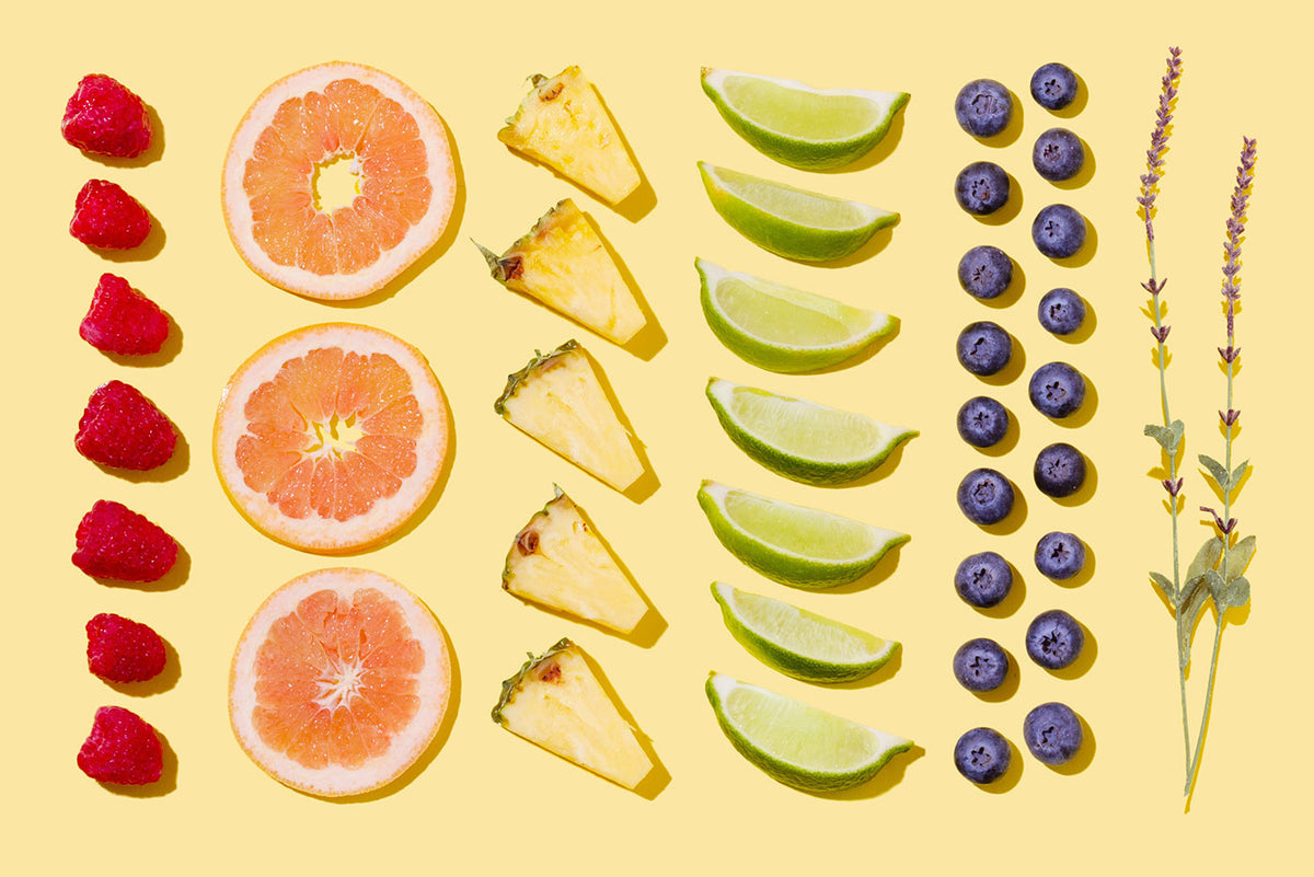 Quark Baby best first fruits for babies raspberries grapefruit pineapple lime blueberries lavender
